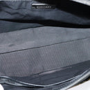 BURBERRY Nova Check Hand Bag Canvas Beige Black Auth BD352-11