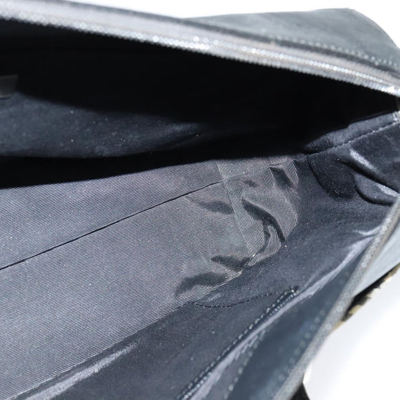 BURBERRY Nova Check Hand Bag Canvas Beige Black Auth BD352