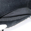 BURBERRY Nova Check Hand Bag Canvas Beige Black Auth BD352-20