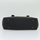 BURBERRY Nova Check Hand Bag Canvas Beige Black Auth BD352-5