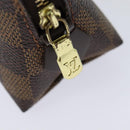 LOUIS VUITTON Damier Ebene Pochette Cosmetic PM Pouch N47516 LV Auth BD360-8