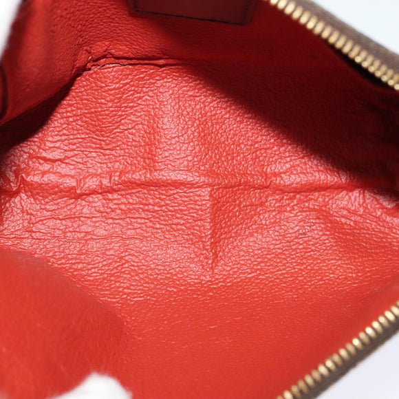 LOUIS VUITTON Damier Ebene Pochette Cosmetic PM Pouch N47516 LV Auth BD360