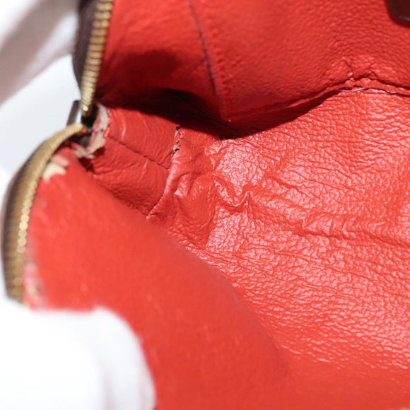 LOUIS VUITTON Damier Ebene Pochette Cosmetic PM Pouch N47516 LV Auth BD360