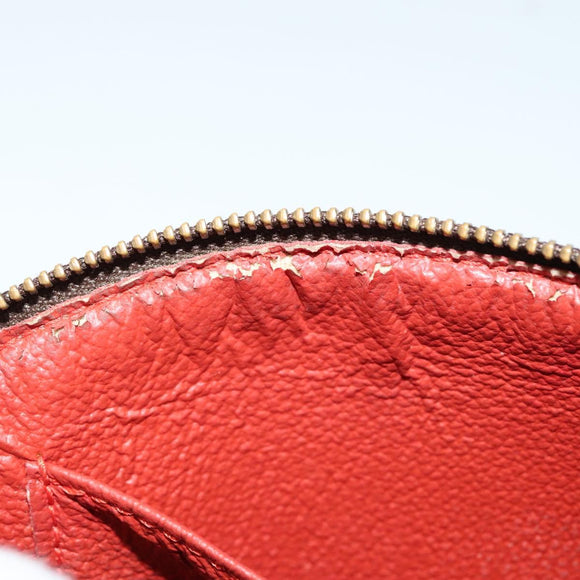 LOUIS VUITTON Damier Ebene Pochette Cosmetic PM Pouch N47516 LV Auth BD360