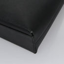 Salvatore Ferragamo Gancini Shoulder Bag Leather Black Auth BD371-14
