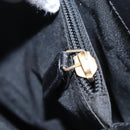 Salvatore Ferragamo Gancini Shoulder Bag Leather Black Auth BD371-24