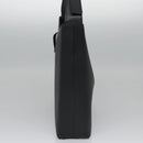 Salvatore Ferragamo Gancini Shoulder Bag Leather Black Auth BD371-4