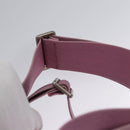 CHANEL New Travel Line Backpack Canvas Pink CC Auth BD376-10