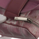 CHANEL New Travel Line Backpack Canvas Pink CC Auth BD376-17