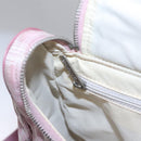 CHANEL New Travel Line Backpack Canvas Pink CC Auth BD376-23