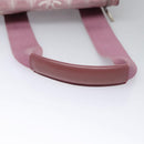 CHANEL New Travel Line Backpack Canvas Pink CC Auth BD376-7