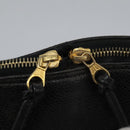 CHANEL COCO Mark Tote Bag Caviar Skin Black CC Auth BD379-18