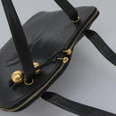 CHANEL COCO Mark Tote Bag Caviar Skin Black CC Auth BD379-6