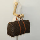 LOUIS VUITTON Monogram Keepall 50 Boston Bag M41426 LV Auth BD429-21