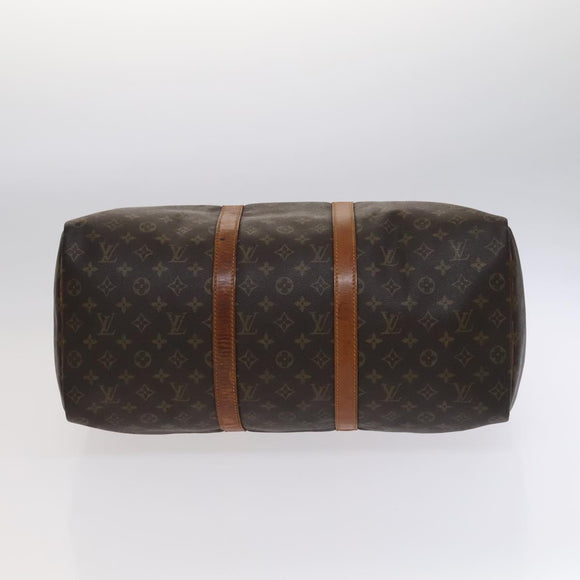 LOUIS VUITTON Monogram Keepall 50 Boston Bag M41426 LV Auth BD429