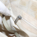 CHANEL New travel line Tote Bag Canvas Beige CC Auth BD439-21