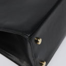 Salvatore Ferragamo Vala Shoulder Bag Leather Black Gold Auth BD443-16