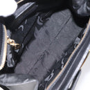 Salvatore Ferragamo Vala Shoulder Bag Leather Black Gold Auth BD443-11