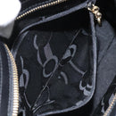 Salvatore Ferragamo Vala Shoulder Bag Leather Black Gold Auth BD443-20