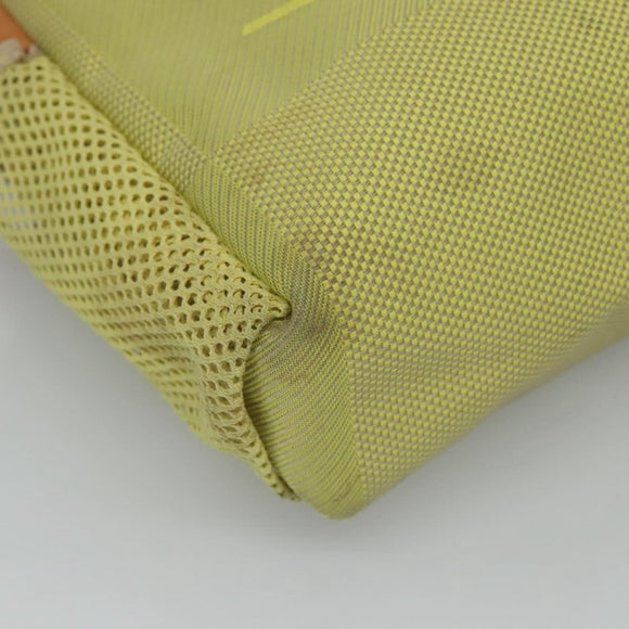 LOUIS VUITTON Damier Geant LV Cup Weatherly Bag Yellow M80636 LV Auth BD482