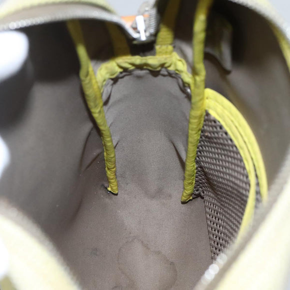 LOUIS VUITTON Damier Geant LV Cup Weatherly Bag Yellow M80636 LV Auth BD482