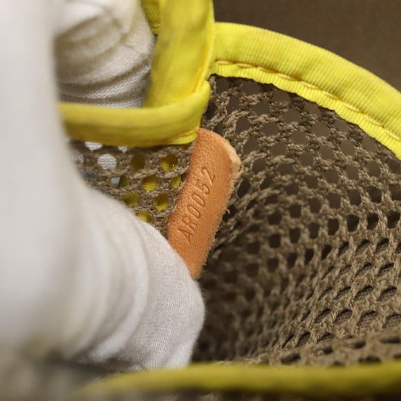 LOUIS VUITTON Damier Geant LV Cup Weatherly Bag Yellow M80636 LV Auth BD482