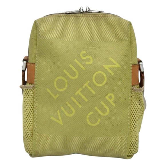 LOUIS VUITTON Damier Geant LV Cup Weatherly Bag Yellow M80636 LV Auth BD482