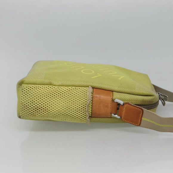 LOUIS VUITTON Damier Geant LV Cup Weatherly Bag Yellow M80636 LV Auth BD482
