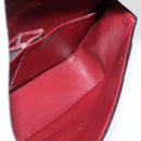 CHANEL Matelasse 25 Double Flap Chain Bag Lamb Skin Black Gold CC Auth BD485A-24