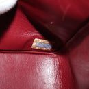 CHANEL Matelasse 25 Double Flap Chain Bag Lamb Skin Black Gold CC Auth BD485A-11