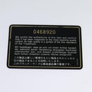 CHANEL Matelasse 25 Double Flap Chain Bag Lamb Skin Black Gold CC Auth BD485A-12