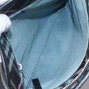 BURBERRY Nova Check Blue Label Shoulder Bag Canvas Blue Silver Auth BD488-11