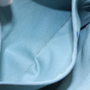 BURBERRY Nova Check Blue Label Shoulder Bag Canvas Blue Silver Auth BD488-19