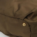 PRADA Tote Bag Nylon Khaki Gold Auth BD489-9