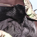 PRADA Tote Bag Nylon Khaki Gold Auth BD489-18