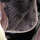 PRADA Tote Bag Nylon Khaki Gold Auth BD489-20