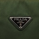 PRADA Hand Bag Nylon Khaki Auth BD490-17
