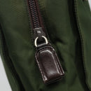 PRADA Hand Bag Nylon Khaki Auth BD490-18