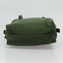 PRADA Hand Bag Nylon Khaki Auth BD490-5