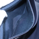 CHANEL Bicolore Deca Coco Chain Shoulder Bag Lamb Skin Navy Gold CC Auth BD569-20