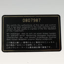 CHANEL Bicolore Deca Coco Chain Shoulder Bag Lamb Skin Navy Gold CC Auth BD569-12