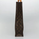 LOUIS VUITTON Monogram Sac Plat Hand Bag M51140 LV Auth BD570-3