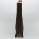 LOUIS VUITTON Monogram Sac Plat Hand Bag M51140 LV Auth BD570-4