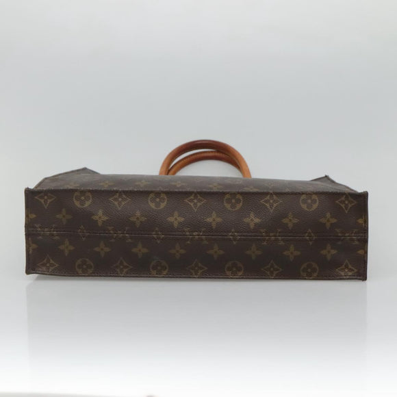 LOUIS VUITTON Monogram Sac Plat Hand Bag M51140 LV Auth BD570