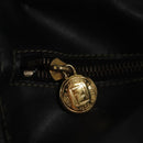 FENDI Pecan Canvas Tote Bag Brown Black Auth BD578-10
