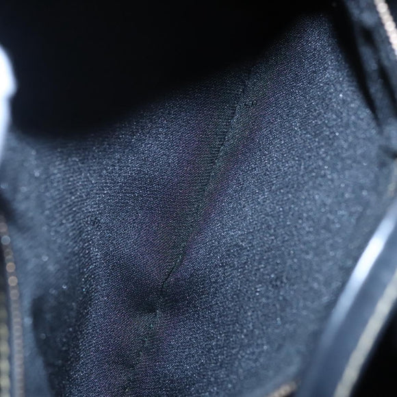 FENDI Pecan Canvas Tote Bag Brown Black Auth BD578