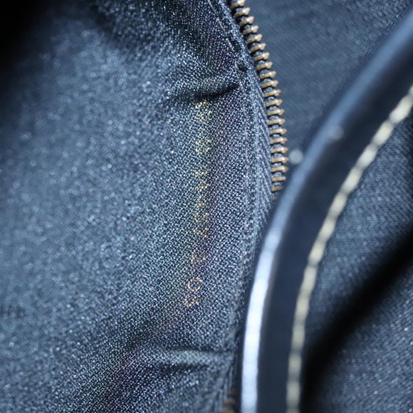 FENDI Pecan Canvas Tote Bag Brown Black Auth BD578