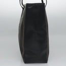 FENDI Pecan Canvas Tote Bag Brown Black Auth BD578-3