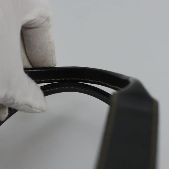 FENDI Pecan Canvas Tote Bag Brown Black Auth BD578