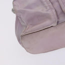 PRADA Backpack Nylon Pink Silver Auth BD597-16